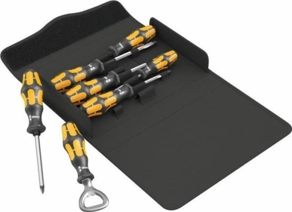 Wera Kraftform Plus - Series 900 900/7 set 2 - Skrutrekkersett - 7 deler - inn folding pouch