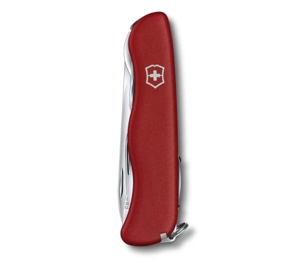 Victorinox Picknicker, Locking blade knife, Multi-tool knife, Dolk, Polyamid, Röd, Rostfritt stål, 10 verktyg