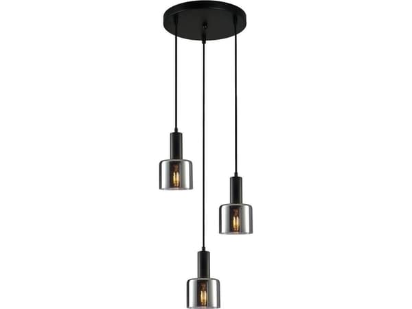 Italux hengelampe SANTIA hengelampe PND-65342-3A-BK+SG Italux