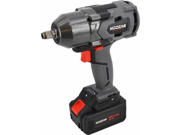 HOOZAR 1/2" 18V 18V 1x4.0Ah 600 N.m. Harjaton iskevä jakoavain IW20BL