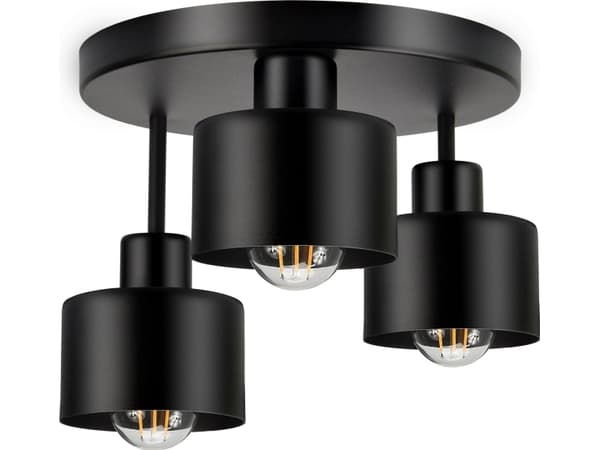 Orno RAMOS hengelampe, hengelampe, maks effekt. 3x60W, E27, svart