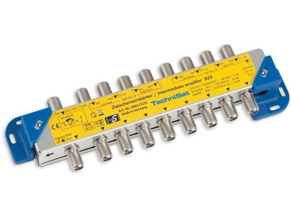 TechniSat 9Z2 - RF-förstärkare/delare - silver, gul
