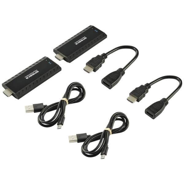 SpeaKa Professional HDMI Trådlös HDMI-överföring (Set) via hemnätverk (IP-baserade) 30 m