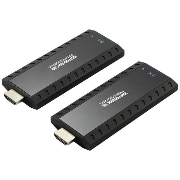 SpeaKa Professional HDMI Trådlös HDMI-överföring (Set) via hemnätverk (IP-baserade) 30 m