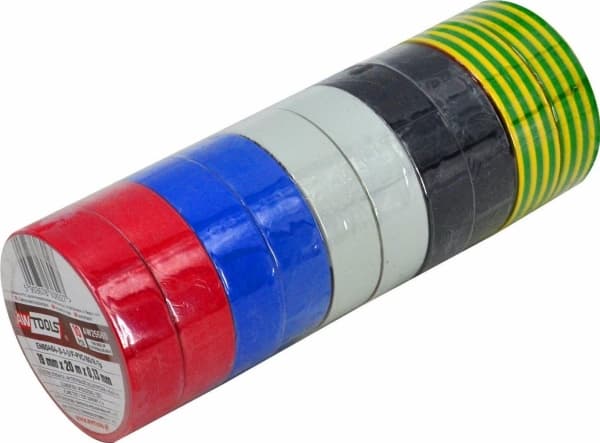 AWTools AWTOOLS eristysteippi 12mm x 10m MIX /10kpl.