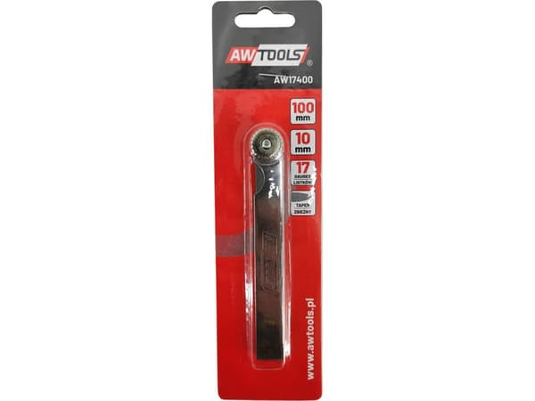 AWTools AWTOOLS FEATURE GAUGE 100mm 17 LEAF 0.02-1.0mm TAPER