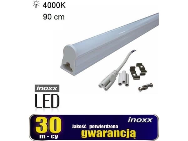 Nvox lineaarinen led-loisteputki t5 90cm 14w neutraali 4000k pinta-asennettu lamppu integroitu valaisimeen