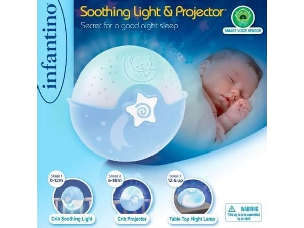 Bkids Infantino projektori 2w1 sininen