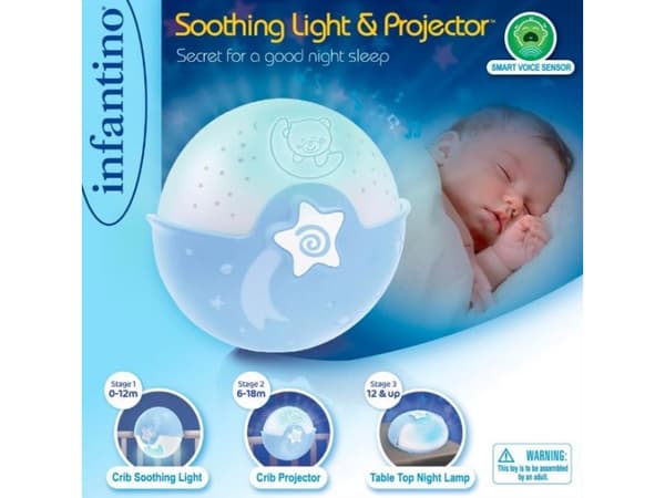 Bkids Infantino Projector 2w1 blå