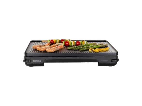 Gorenje Life Collection TG2000LCB - Grill/bakstehelle - elektrisk - 1536 kvadratcentimeter