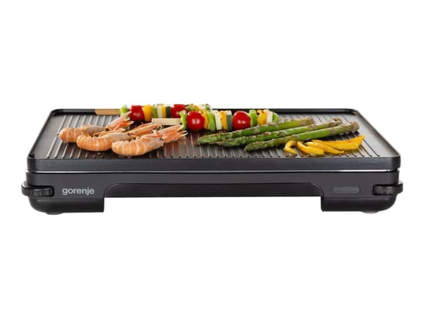 Gorenje Life Collection TG2000LCB - Grill/bakstehelle - elektrisk - 1536 kvadratcentimeter Sort
