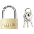 Pikkukuva 1 / 6: Sygonix SY-5045288 Riippulukko 29,8 mm Keyed Different Gold Yellow (SY-5045288)