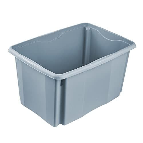 keeper opbevaringsboks "emil", 45 liter, nordisk-blå roterende/stabelbar boks, med forsænkede greb, materiale: PP - 1 stk (1053668000000)