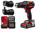 Miniatyrbillede 1 af 6: Einhell Power X-Change TE-CD 18/45 3X-Li+22 2-gears akku boremaskine 18 V inkl. batteri (4513990)