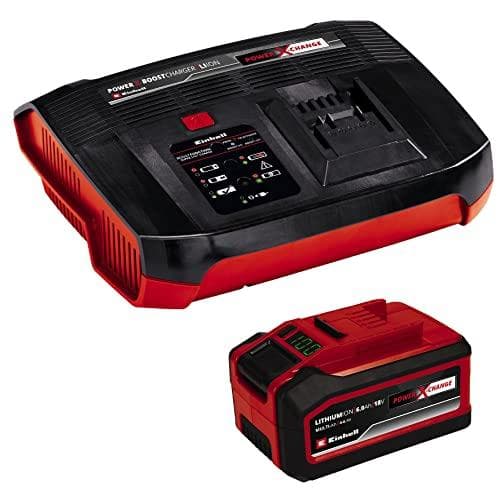 Einhell 18V 4-6Ah & 6A Boostcharger PXC Power X-Change PLUS 4512143 værktøjsbatteri og oplader 6 Ah Li-Ion (4512143)