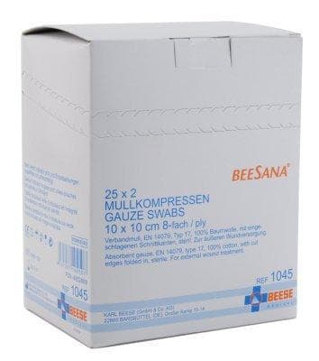 SÖHNGEN gasväv kompress 1005517 10x10cm individuellt steril 25 st./förp. (1005517)