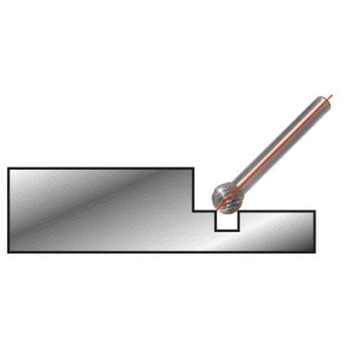 KS TOOLS Werkzeuge-Maschinen GmbH HM kuulapurse muoto D, 3mm (515.3281)