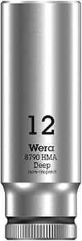 Miniatyrbillede 1 af 6: Wera 05004509001 topnøgleindsats 12 mm 1 stk 1/4 (05004509001)