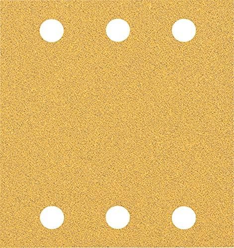 Bosch tilbehør 2608901668 Slibepapir til orbital slibemaskiner Korn 60, 120, 180 (L x B) 107 mm x 115 mm Pakke med 10 stk (2608901668)
