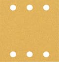 Miniatyrbild 1 av 6: Bosch tillbehör 2608901668 Slippapper för orbital slipmaskiner Korn 60, 120, 180 (L x B) 107 mm x 115 mm Förpackning med 10 st (2608901668)