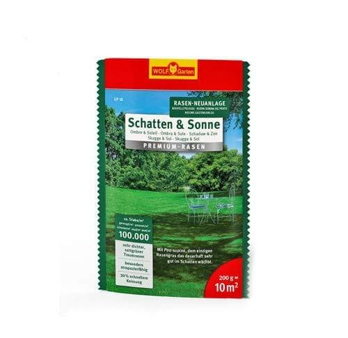WOLF-Garten LP 10 Shadow & Sun premium gräsmatta 0,2 kg 10 m² gräsfrö (3.820.010)