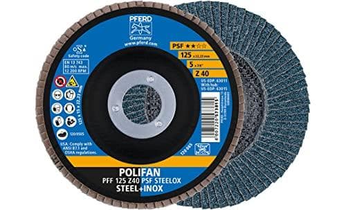 Wolfcraft random orbital slippapper med kardborre, perforerad 40 grit (Ø) 125 mm 1150100 25 st. (1150100)