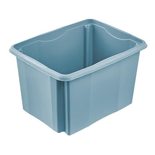keeper opbevaringsboks "emil", 30 liter, nordisk blå materiale: PP, roterende/stableboks, med forsænkede greb - 1 stk (1051668000000)