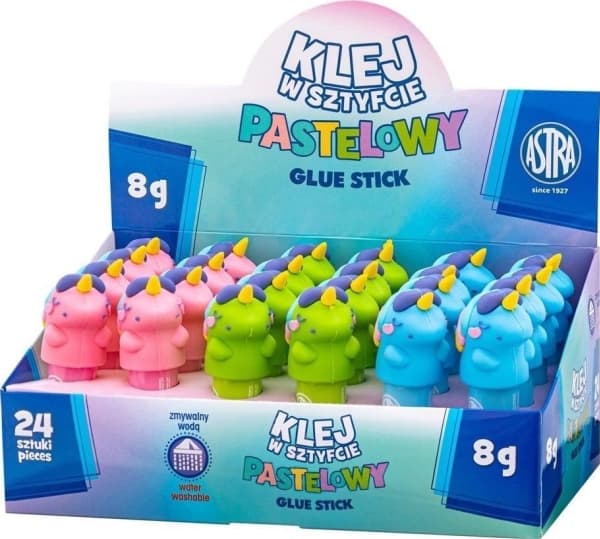 Liimapuikko 8g 3D Unicorn korkit (24kpl)