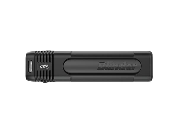 Knog Blinder 600, Frontlys, Sort, Aluminium, Silikon, Silikon, IP67, 22°