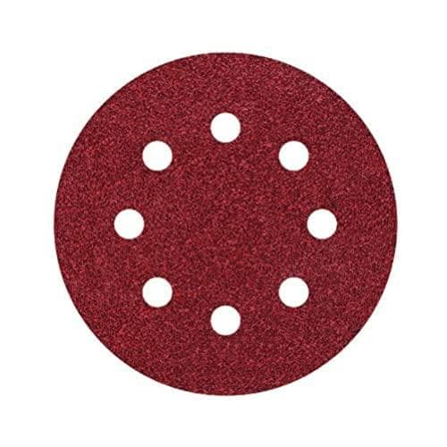 Wolfcraft excentrisk slippapper med kardborre, perforerad ådring 60 (Ø) 115 mm 2270100 25 st. (2270100)