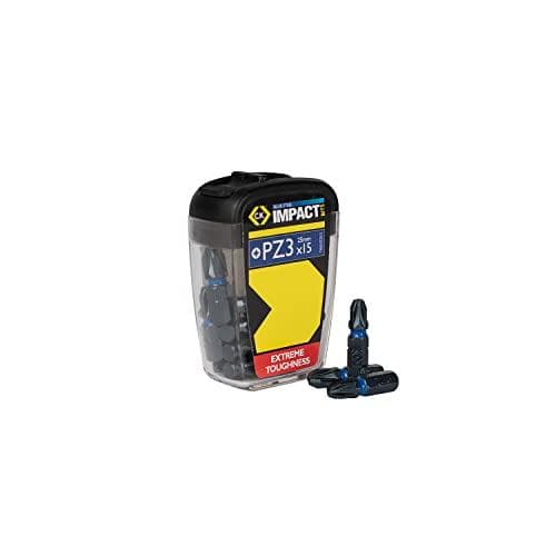 CK Blue Steel T4560 PZ3D15 Phillips bit 15 stykker Phillips Pozidriv (T4560 PZ3D15)