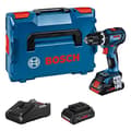 Miniatyrbillede 1 af 6: Bosch GSB 18V-90 C Professional - Borehammer/skruemaskine - ledningsfri 13 mm - 64 N m - 2 batterier, oplader medfølger - 18 V (06019K6104)