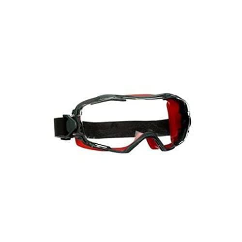 3M GoggleGear 6000 - Skyddsglasögon - Byggnads-/renoveringsarbeten - Dammarbeten - Kemiskt arbete - Båda könen - Svart - Röd - Transparent - Neopren (