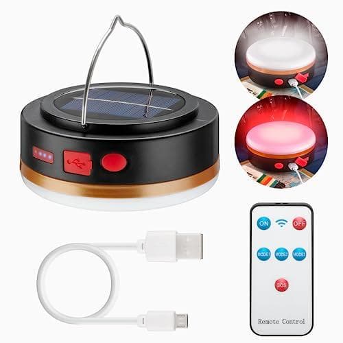 Goobay LED aurinkoretkeilylamppu IR-kaukosäätimellä (60344) musta, Kulta, Punainen, Valkoinen