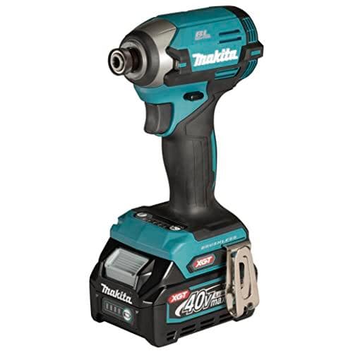 MAKITA TD003GA202 - akku slagnøgle (40 V XGT | børsteløs motor | 210 Nm drejningsmoment | 1/4" sekskantfatning | LED-lys | inkl. 2x 2,0 Ah batteri, hu