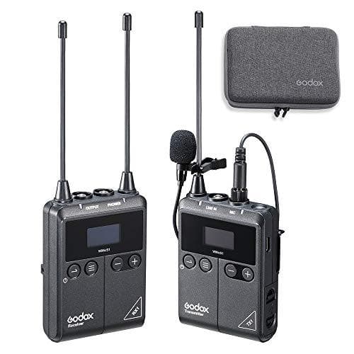 Godox WmicS1 Kit 1 UHF Lavalier Wireless System (WmicS1 Kit 1)