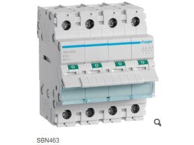 Strömbrytare 4P 63A SBN463