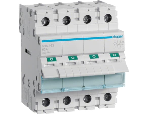 Strömbrytare 4P 63A SBN463