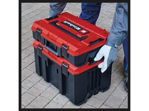Einhell E-Case M, Hard shell-etui, 2,85 kg, Sort, Rød