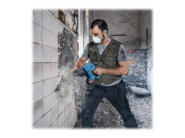 Bosch GBH 18V-21 Professional - Roterende hammer - trådløs - 3-modus - SDS-plus - 2 joule - 18 V - SOLO