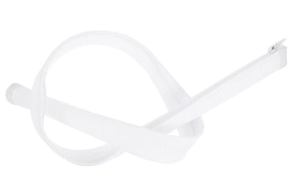 VivoLink Pro - Kabelhanteringsfodral - expandable, with zipper, 20 mm diameter - 4.8 m - vit