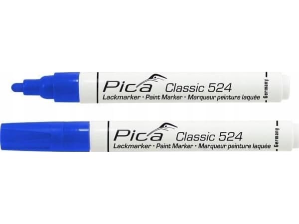 Pica mærkepen blå - Classic Industry paint marker m/rund spids 2-4 mm