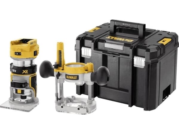 DeWALT DCW604NT-XJ - Fräs med fast/skjutbar bas 8 mm - SOLO