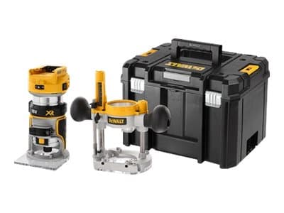 DeWALT DCW604NT-XJ - Fräs med fast/skjutbar bas 8 mm - SOLO