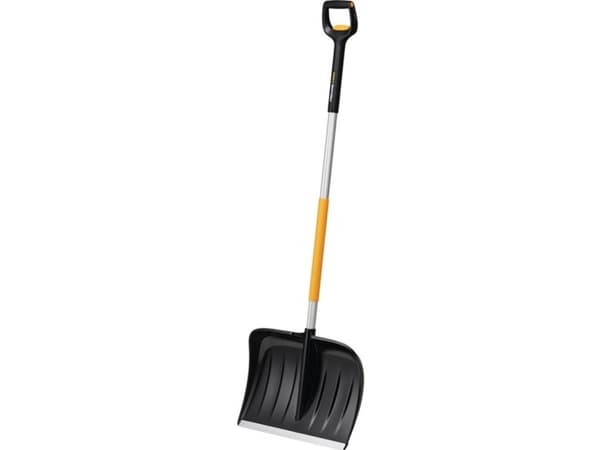 Fiskars 1057189, Lumilapio, Metalli, Musta, Oranssi, Säädettävä, Ergonominen, Puola, 53,2 cm