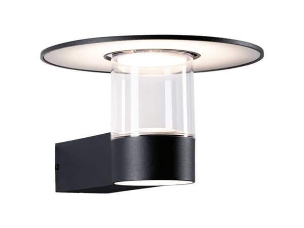 Paulmann Sienna 94834 LED-udendørs vægbelysning med bevægelsessensor LED (RGB) 3 W Antracit