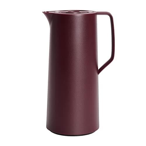 emsa tyhjiökannu MOTIVA, 1,0 litraa, pohjoismaisen designin viininpunainen, ergonominen kierrekansi, - 1 kpl (3110600635)