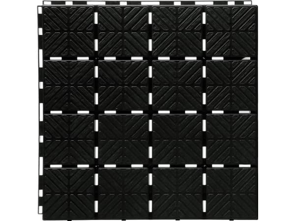 Prosperplast Kiveysritilä 1.5m2 Easy Square IES40 musta