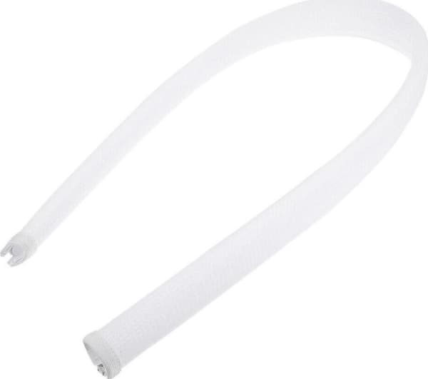 VivoLink Pro - Kabelhanteringsfodral - expandable, with zipper, 20 mm diameter - 2.8 m - vit