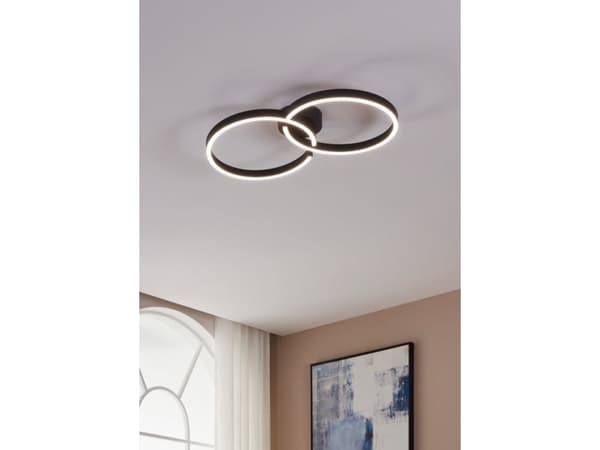 EGLO AMANDOLO LOFT 770X680 RGBTW 3000LM SORT